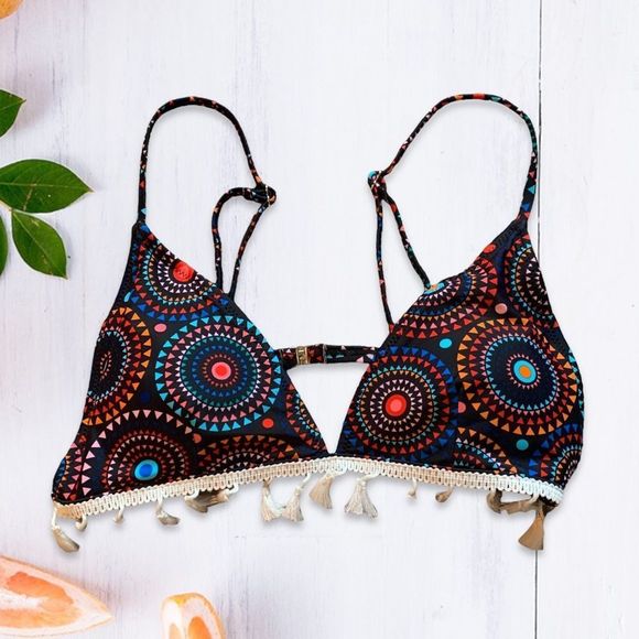 CUPSHE Tribe Fireworks Print Tassel Bikini - Picture 3 of 7